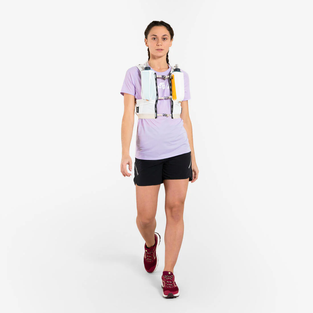 SHORTS TRAIL RUNNING MUJER NEGRO HOLGADO - Image 2