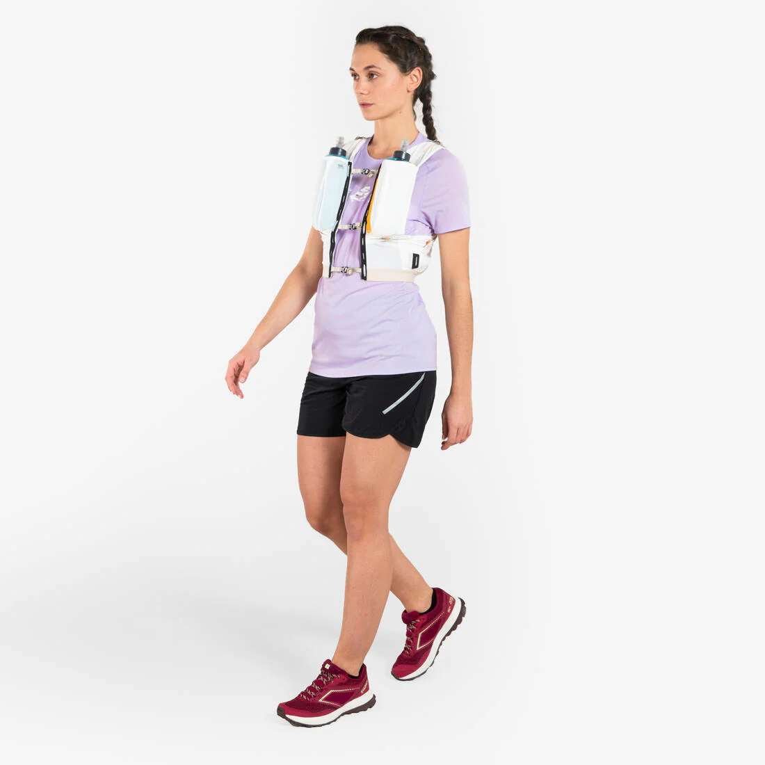SHORTS TRAIL RUNNING MUJER NEGRO HOLGADO - Image 5