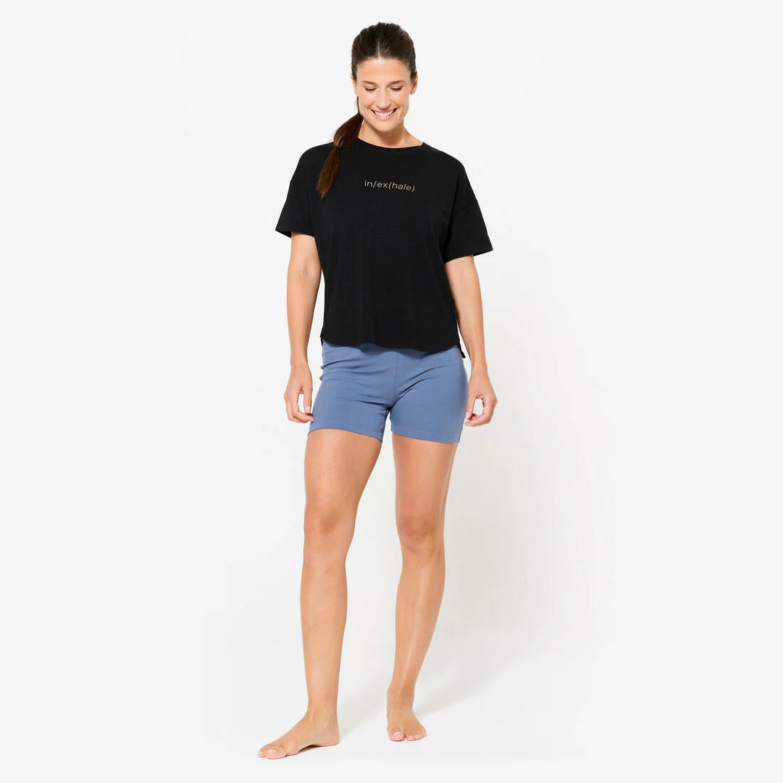 SHORTS YOGA SUAVE MUJER TIRO ALTO - Image 3