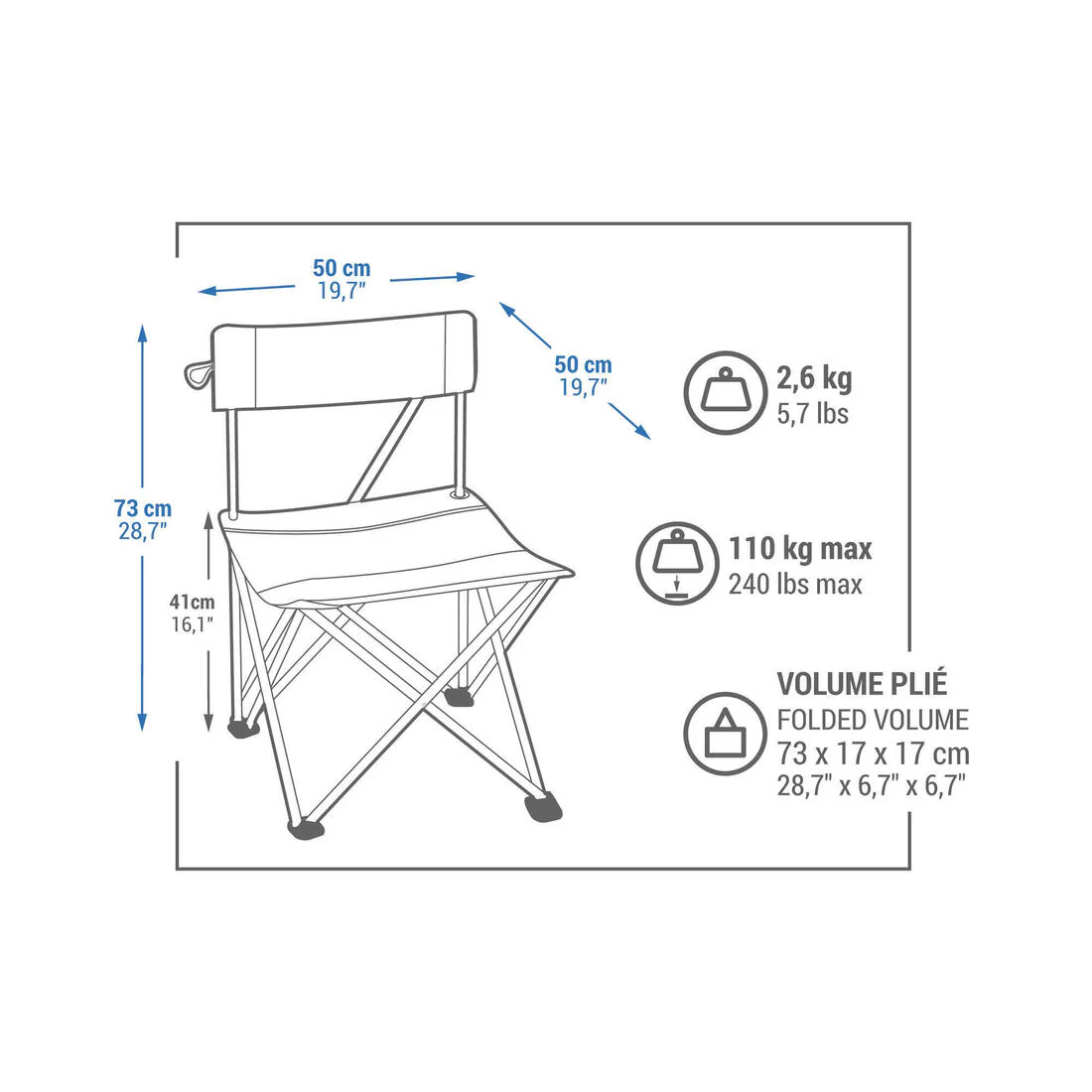 SILLA CAMPING PLEGABLE - Image 6