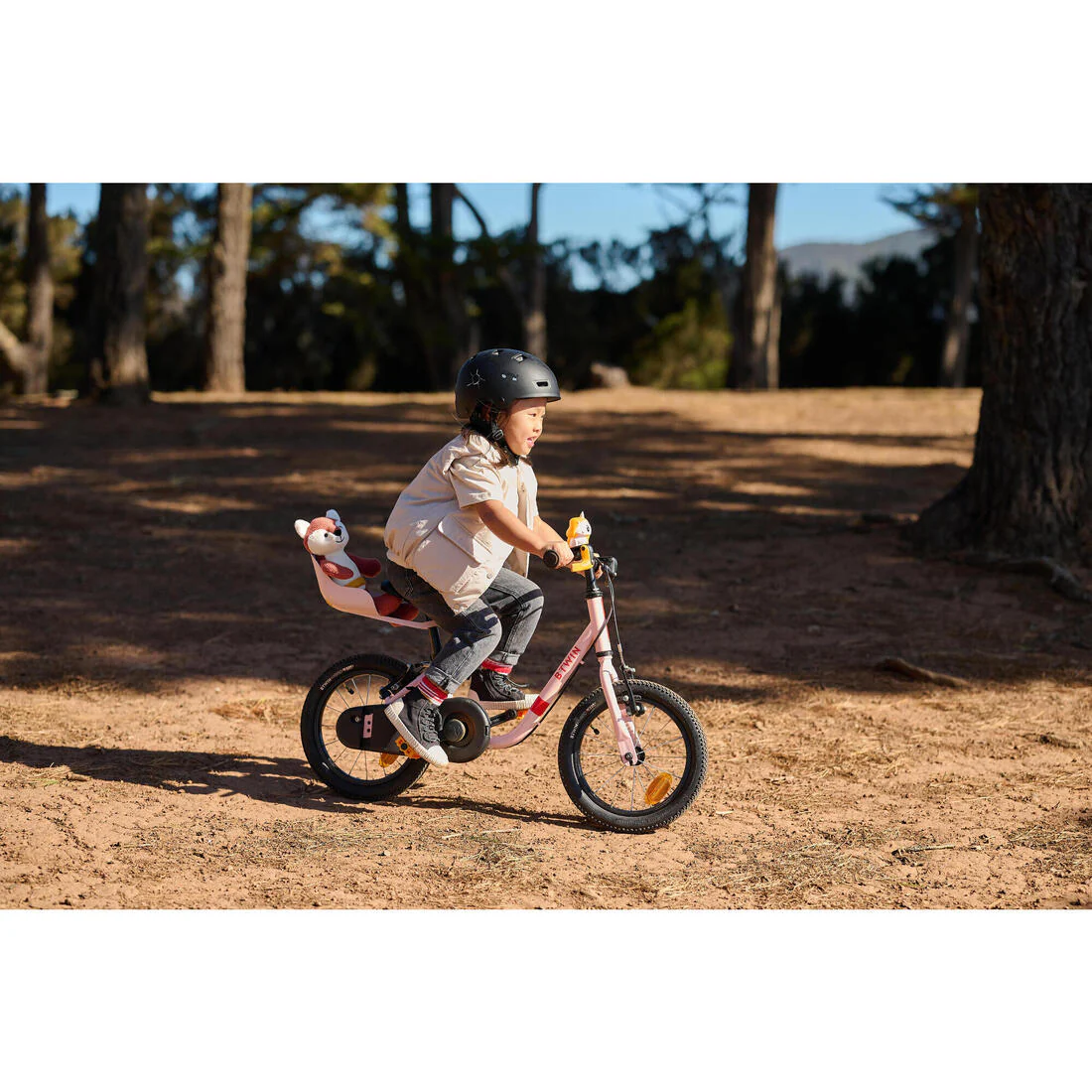 SILLITA PELUCHE ROSADO BICICLETA INFANTIL - Image 11