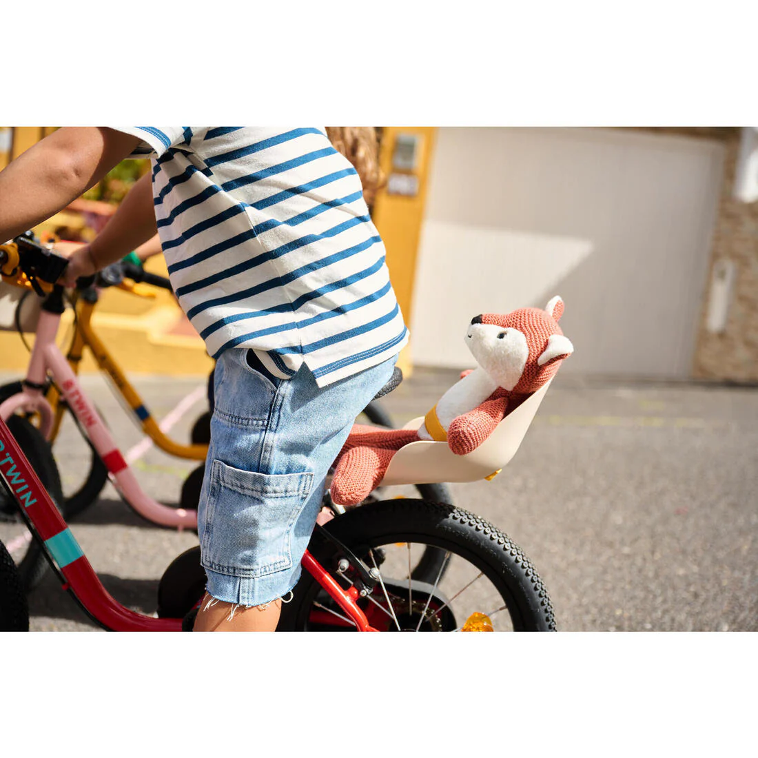 SILLITA PELUCHE ROSADO BICICLETA INFANTIL - Image 12
