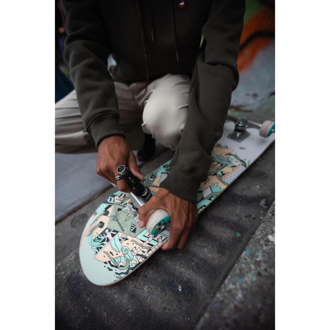 SKATEBOARD COMPLETO FSC CP100 ESCHER TALLA 8" - Image 20