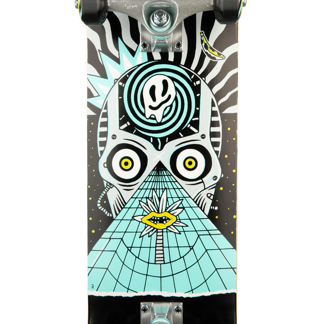 TABLA DE SKATE NIÑOS  8 - 12 AÑOS CP100 MID COSMIC TAMAÑO 7,6" - Image 14