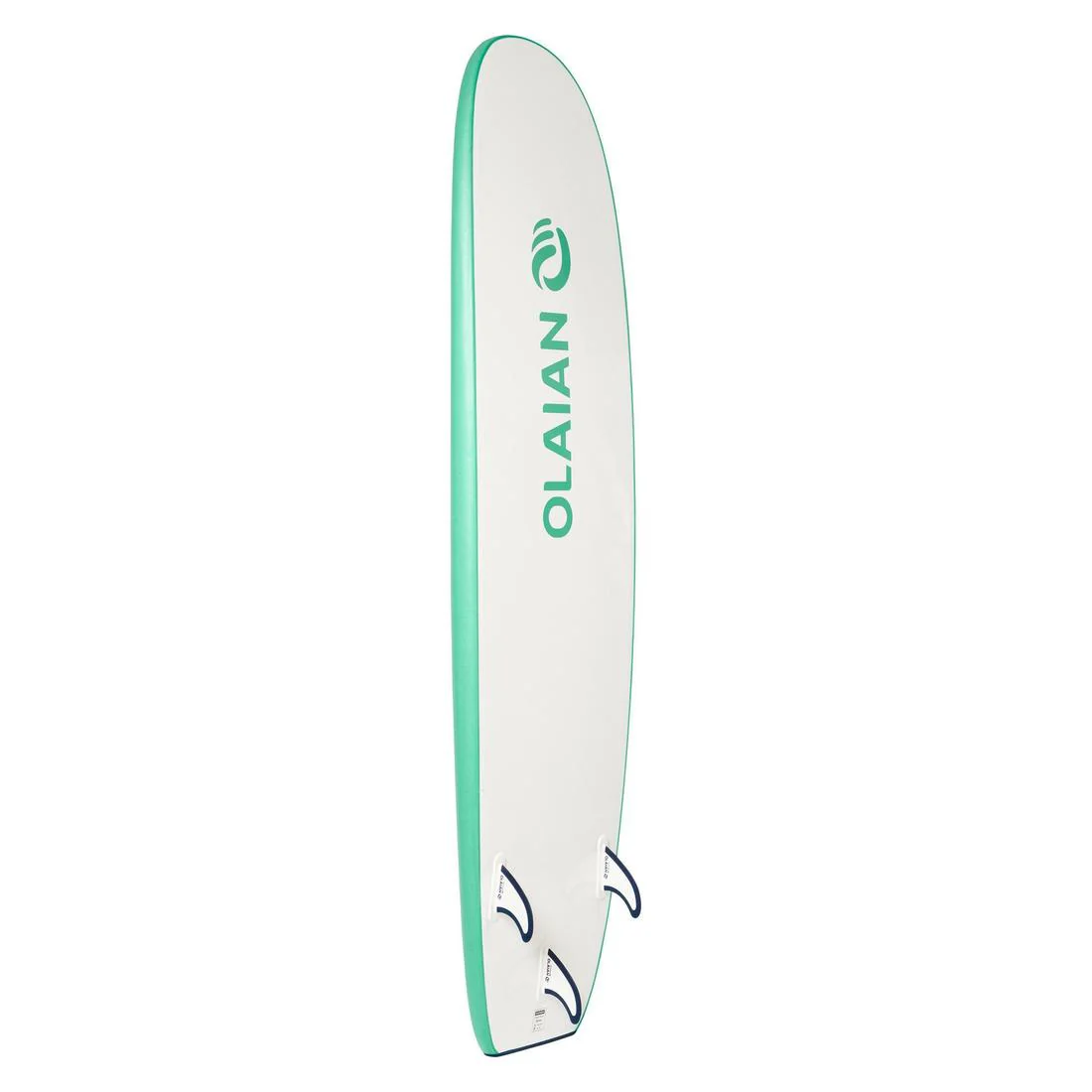 Tabla de surf 100 7'5" incluye leash y 3 quillas - Image 3