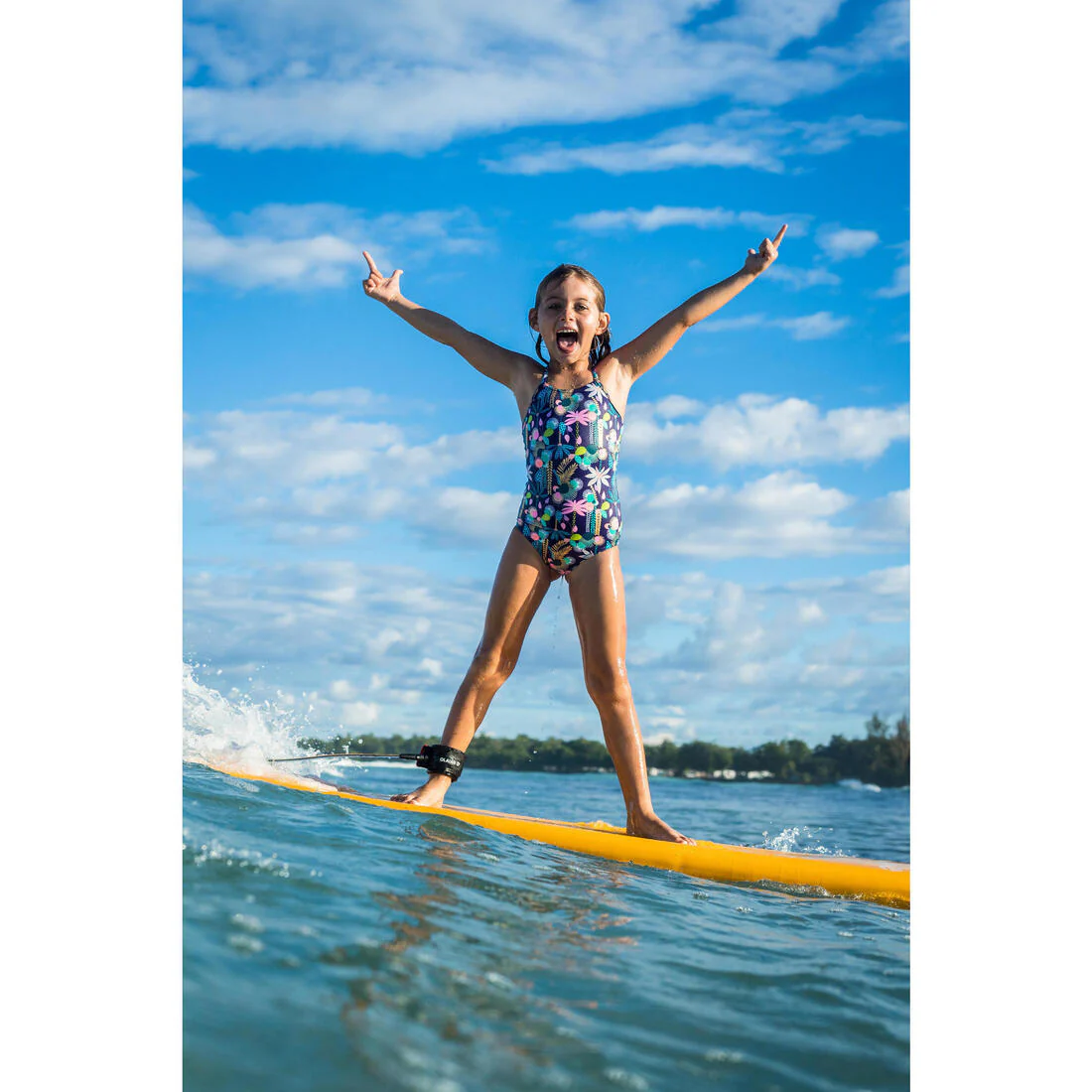 Tabla de surf goma 100 6'8" incluye leash y 3 quillas - Image 17