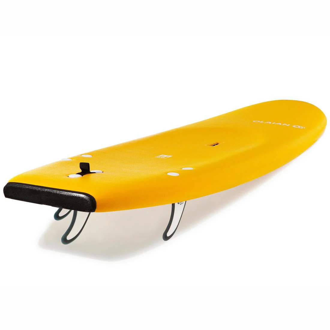 Tabla de surf goma 100 6'8" incluye leash y 3 quillas - Image 6