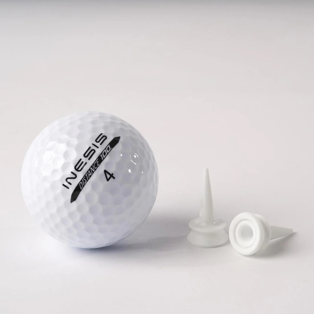 TEES GOLF X10 PLÁSTICO 6 MM INESIS BLANCO - Image 2