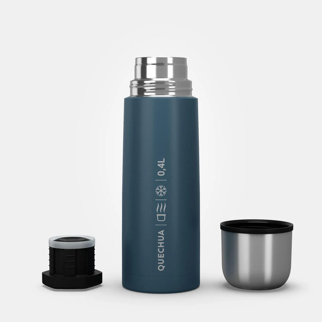 TERMO ISOTÉRMICO INOX 0,4L CON VASO PARA SENDERISMO - Image 3