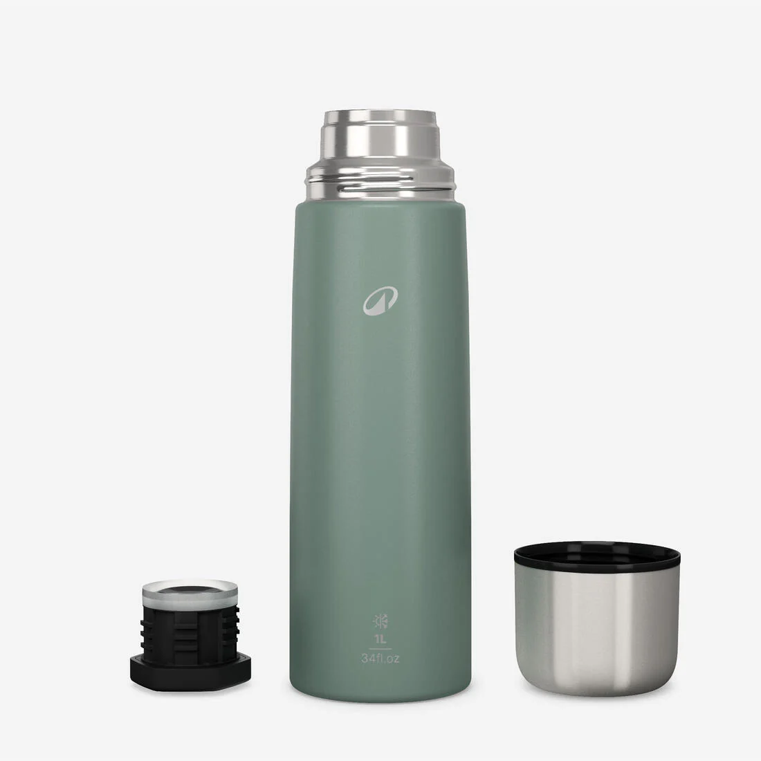 TERMO ISOTÉRMICO INOX 1L CON VASO PARA SENDERISMO - Image 3