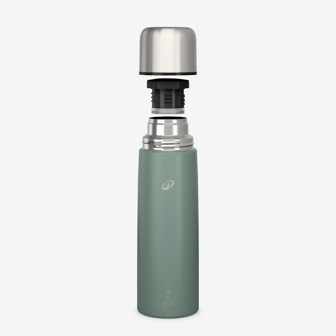 TERMO ISOTÉRMICO INOX 1L CON VASO PARA SENDERISMO - Image 6