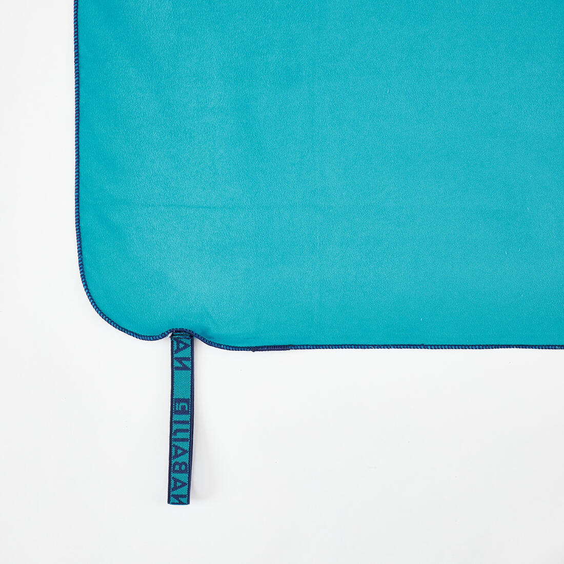 Toalla microfibra azul celeste talla L 80 x 130cm - Image 6