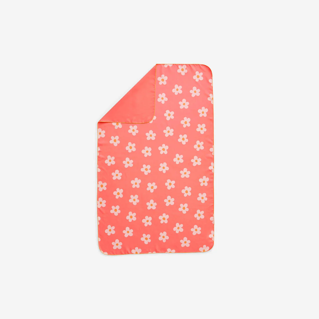Toalla microfibra naranja con estampado talla L 80 x 130cm - Image 4