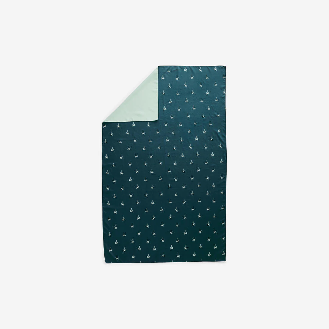 Toalla microfibra verde con estampado talla XL 110 x 175cm - Image 3