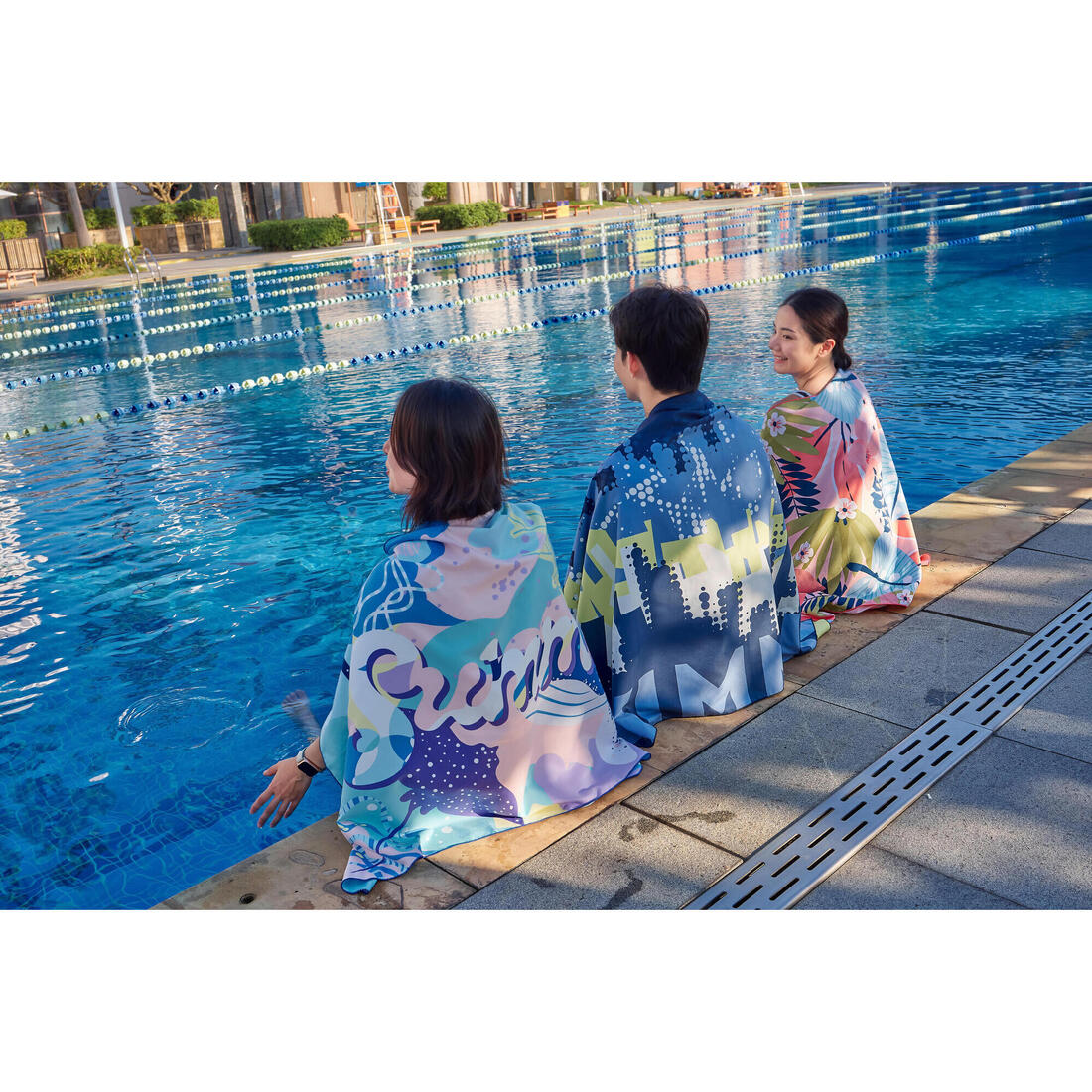Toalla Natación Microfibra Compacta Broches Talla L 80 x 130 cm - Image 27