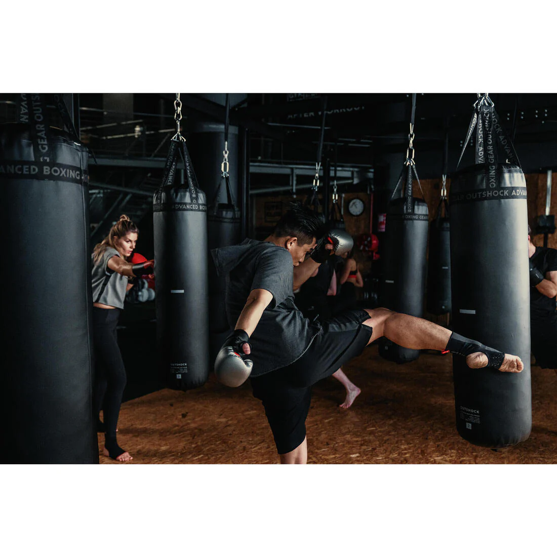 TOBILLERA PARA MUAY THAI ADULTO NEGRO/ROJO - Image 6