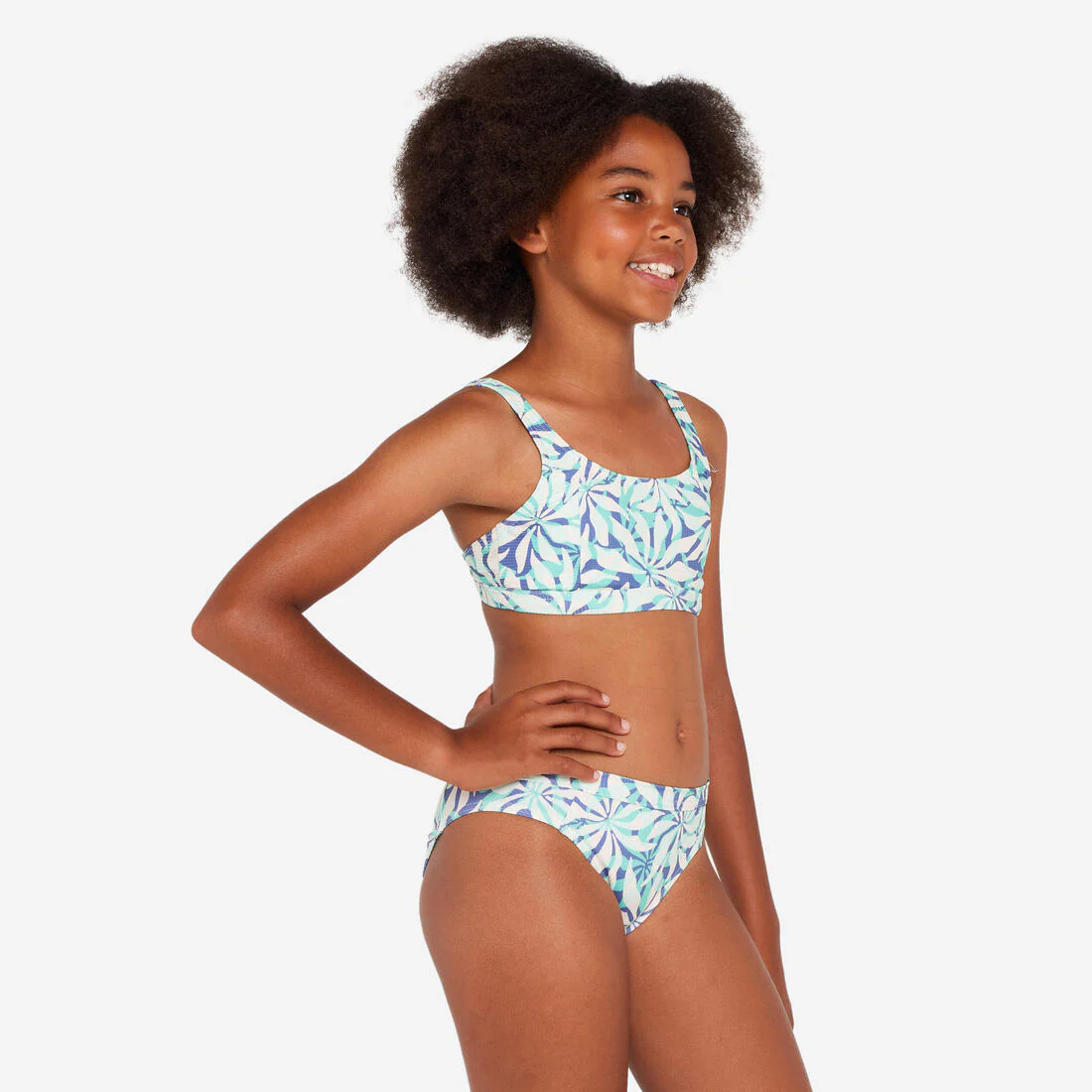 TOP BIKINI NIÑA 500 NORA LILA AJUSTABLE - Image 2