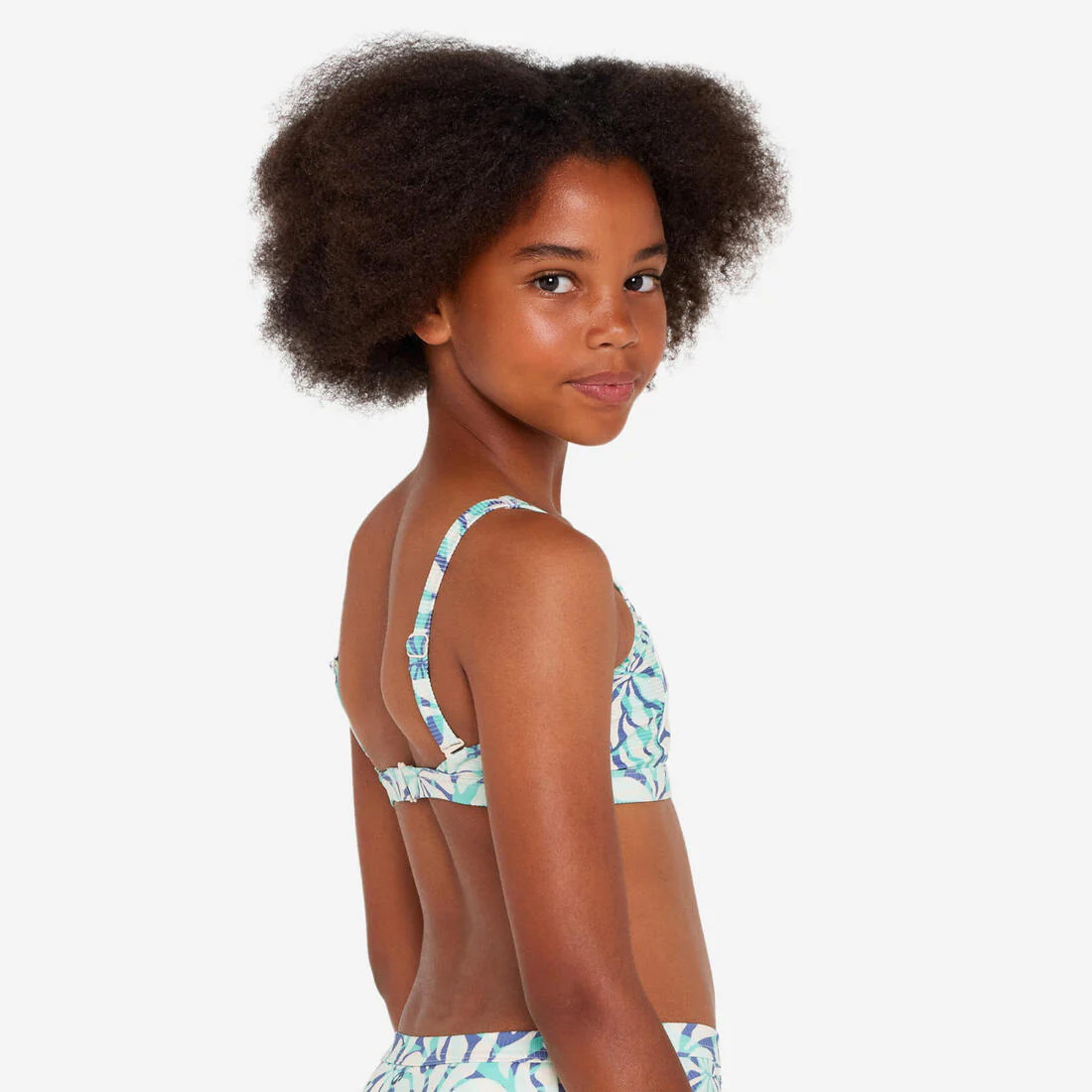 TOP BIKINI NIÑA 500 NORA LILA AJUSTABLE - Image 3