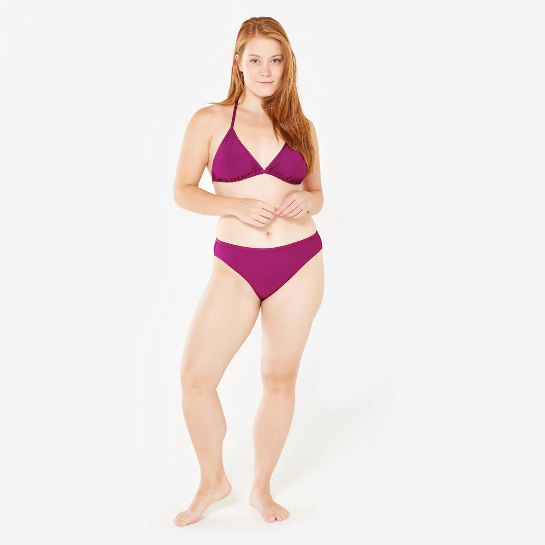 TOP BIKINI SURF MAE MUJER TRIÁNGULO TEXTURIZADO - Image 2