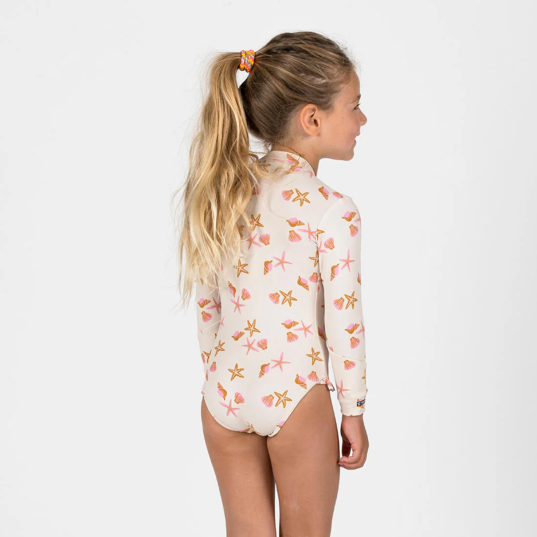 TRAJE BAÑO ANTI-UV IZIA SHELL BEBÉ BLANCO - Image 4