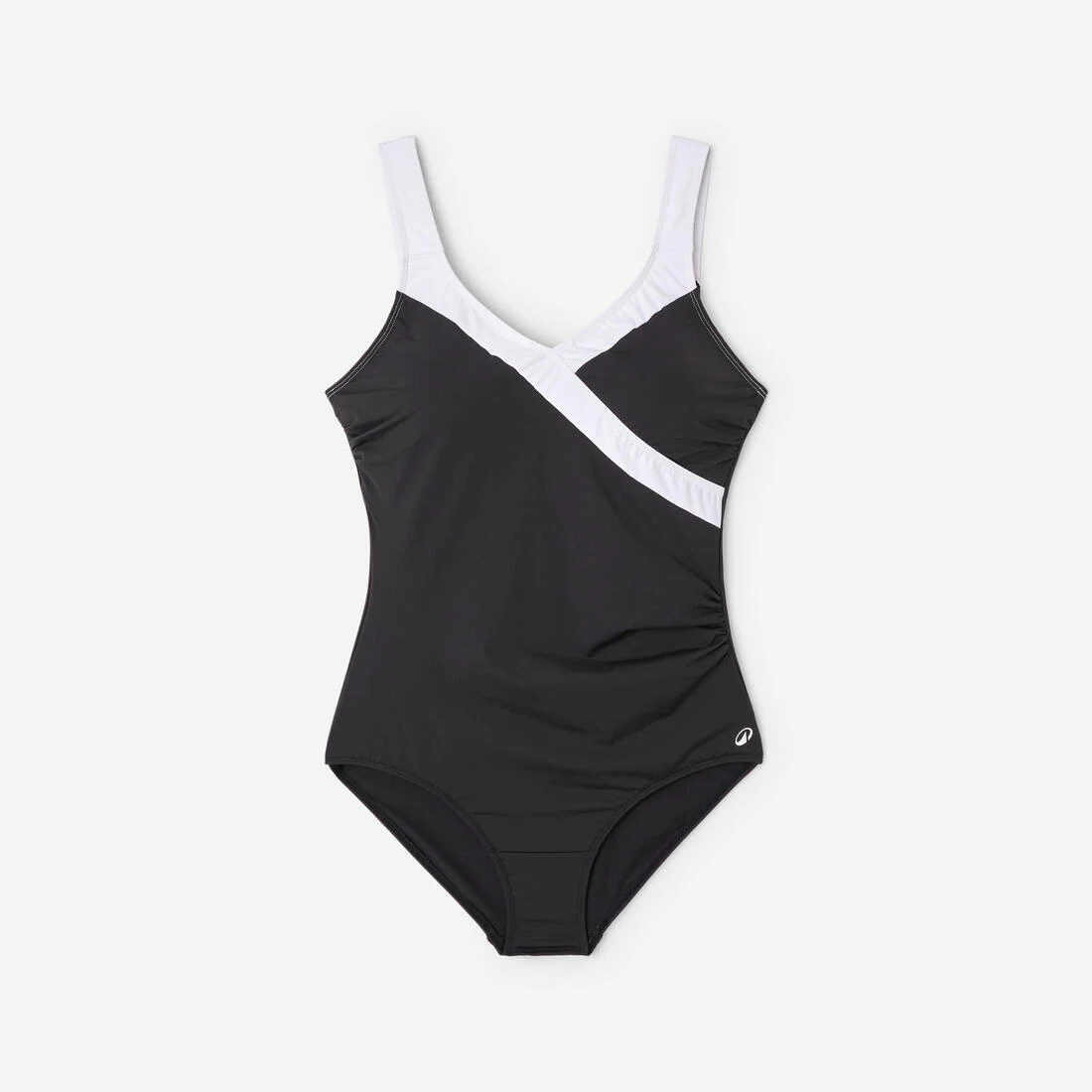 TRAJE DE BAÑO AQUAGYM MUJER CLARIS NEGRO BLANCO - Image 8