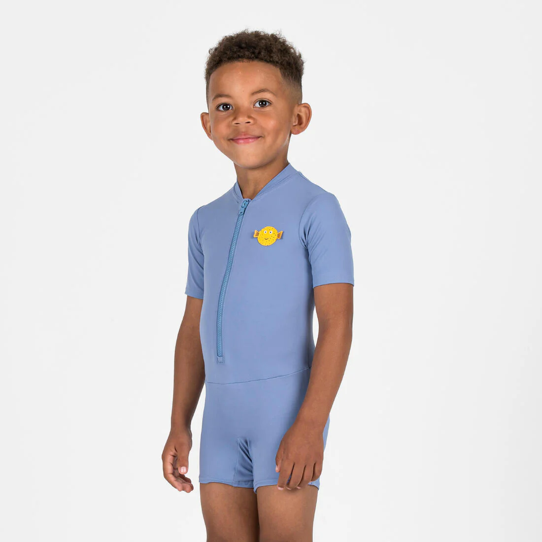 Traje de baño bebé azul con cierre - Image 5