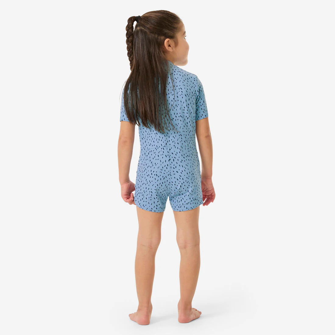 Traje de baño bebé azul con cierre - Image 6