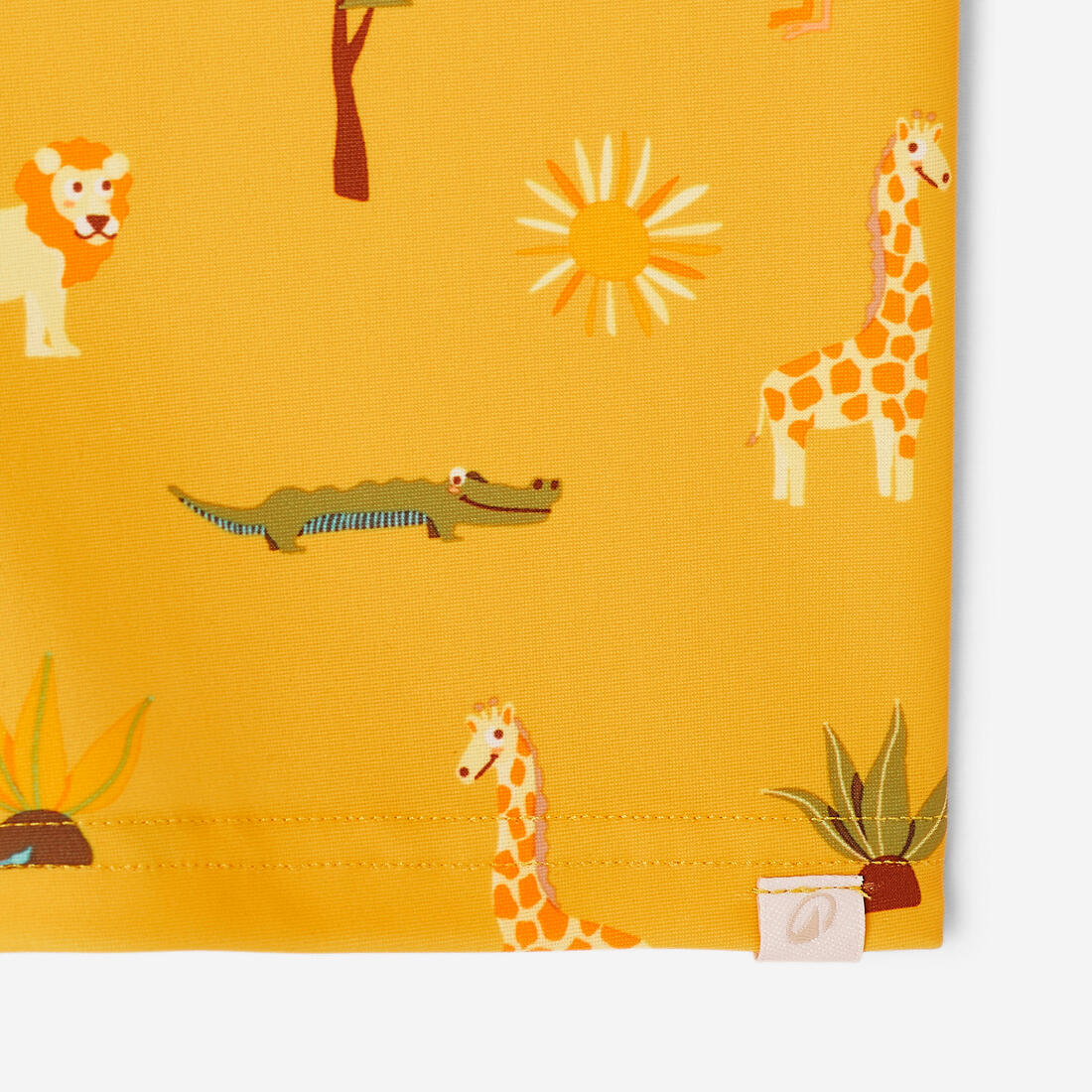 Traje de baño bebé bóxer amarillo animales - Image 10