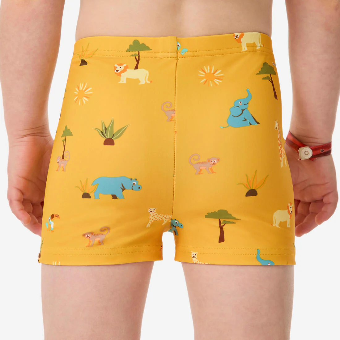 Traje de baño bebé bóxer amarillo animales - Image 6