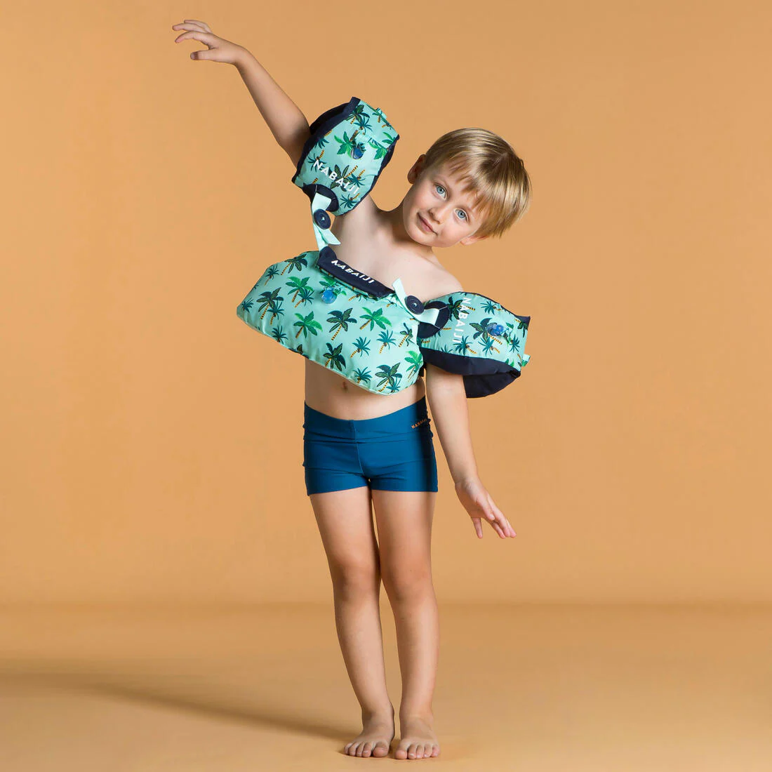 Traje de baño bebé bóxer azul - Image 4