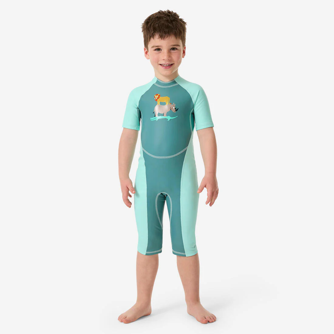 Traje de baño bebé filtro uv azul celeste - Image 2