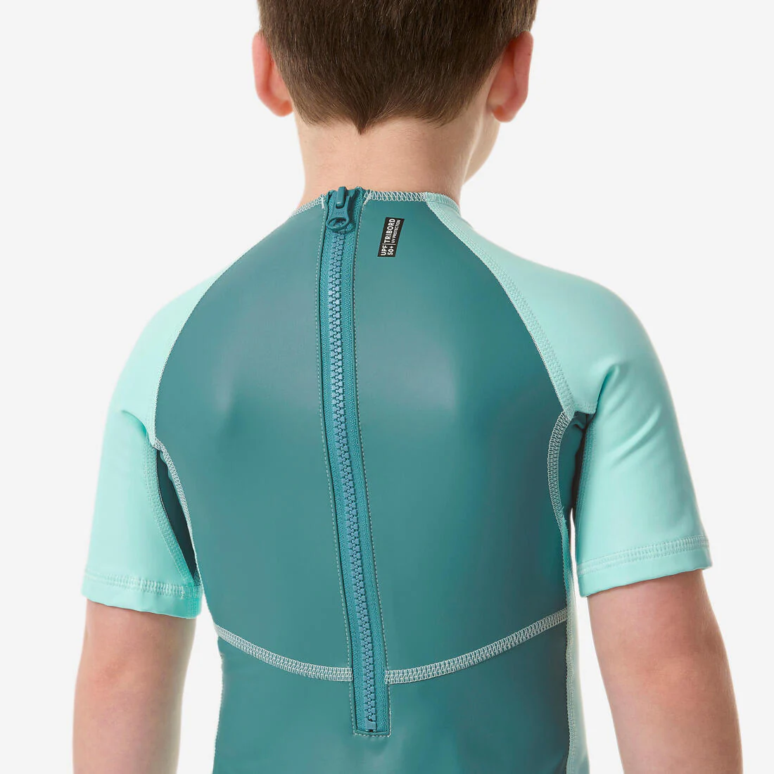 Traje de baño bebé filtro uv azul celeste - Image 5