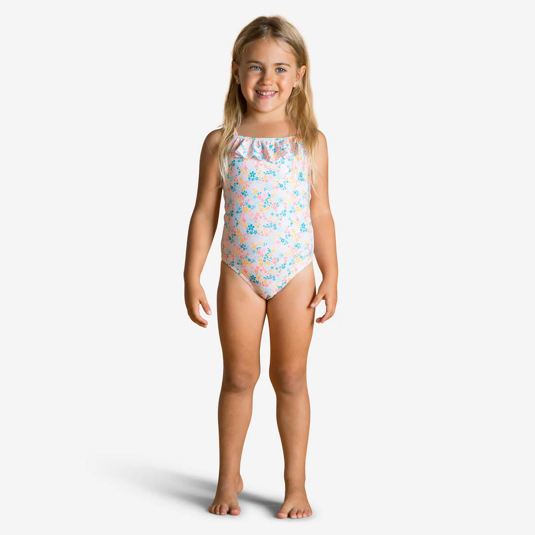Traje de baño bebé floreado 1 pieza - Image 2