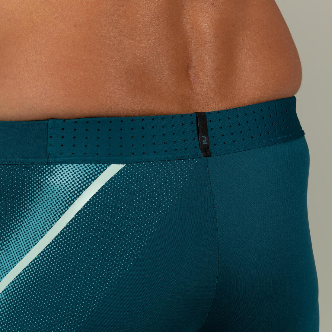 Traje de baño deportivo hombre bóxer azul - Fiti lini500 - Image 6