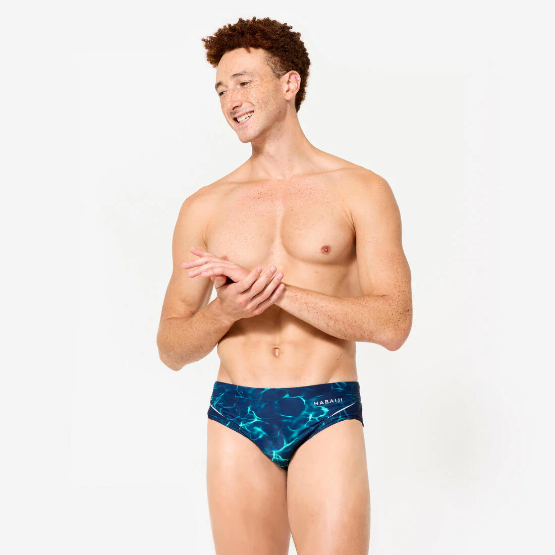 Traje de baño deportivo hombre slip azul - Tiare900 - Image 2