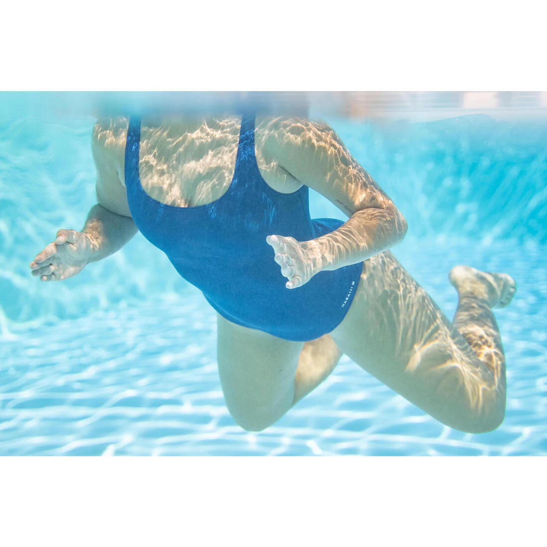 Traje de baño deportivo mujer azul - Heva - Image 5