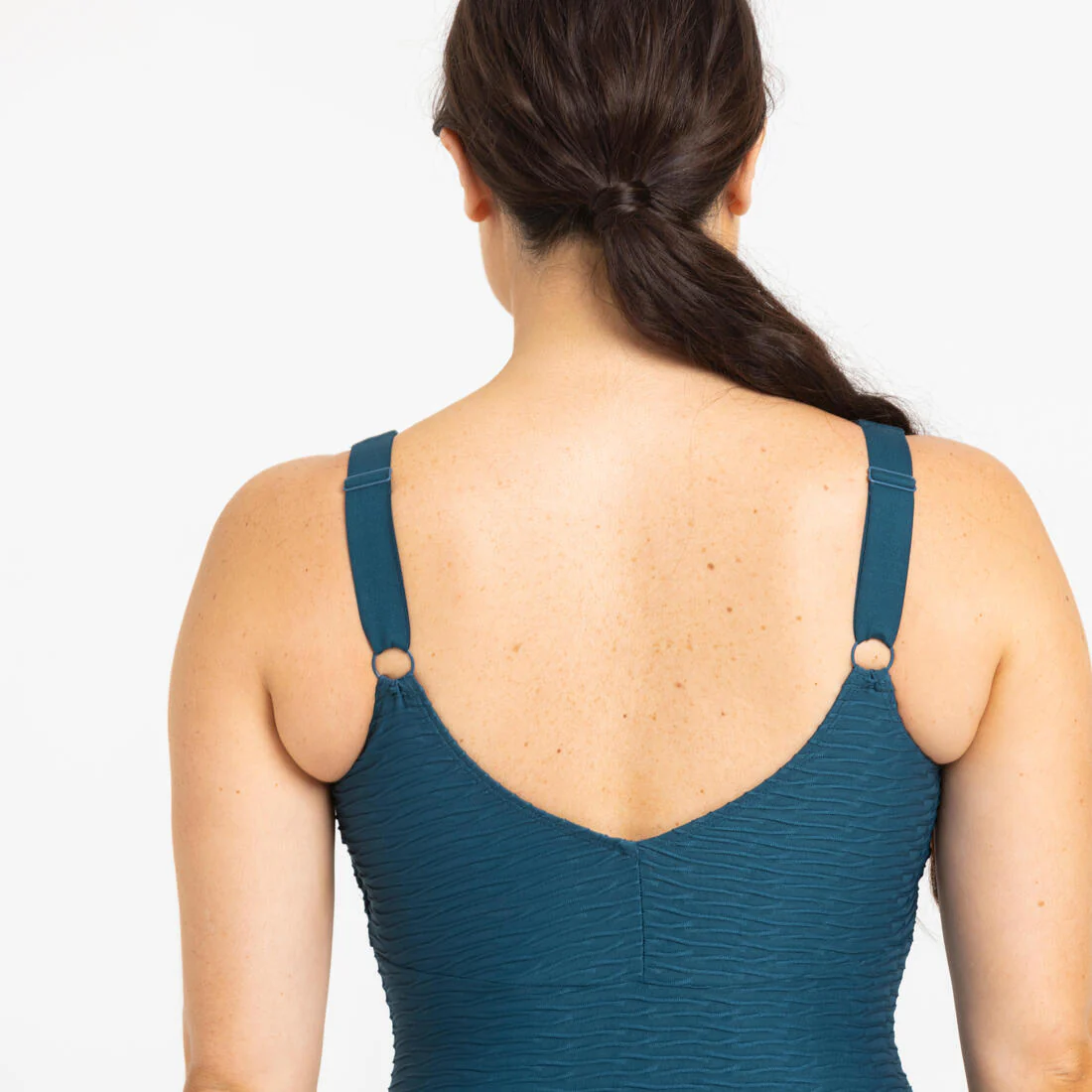 Traje de baño deportivo mujer azul - Romi Salento - Image 4