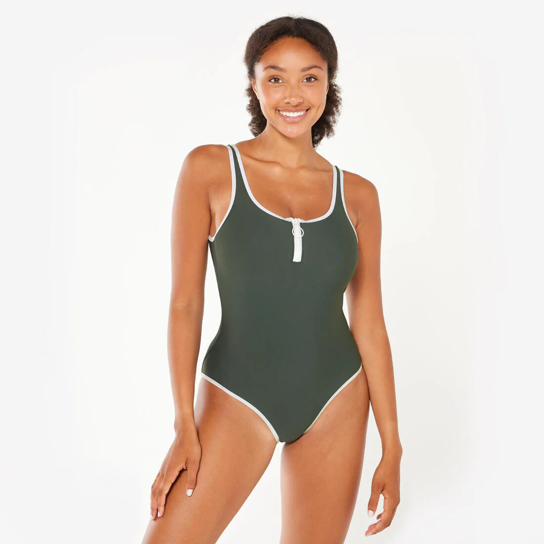 Traje de baño deportivo mujer - Heva Joy con cierre - Image 2