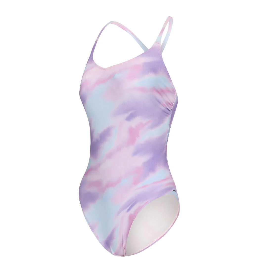 Traje de baño deportivo mujer naranja estampado - Image 3