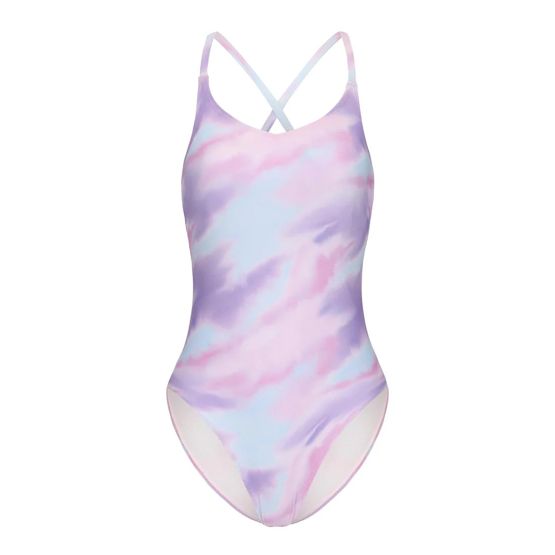 Traje de baño deportivo mujer naranja estampado - Image 6