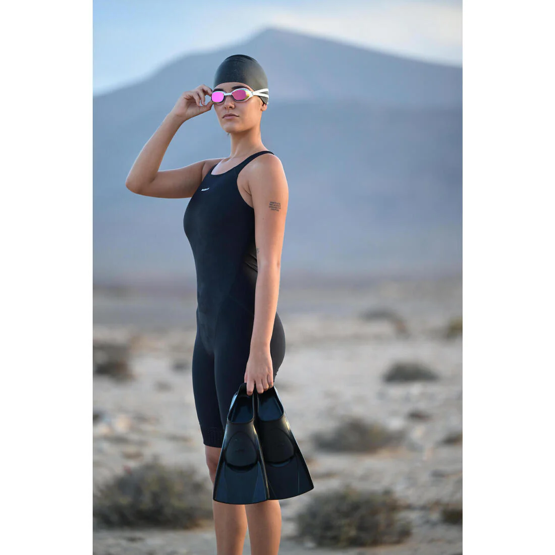Traje de baño deportivo mujer negro - Shorty Kamyleon - Image 6