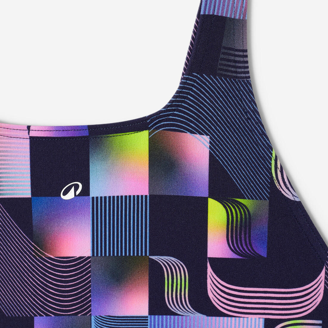 Traje de baño deportivo niña azul estampado 1 pieza - Kamiye oaoa - Image 34
