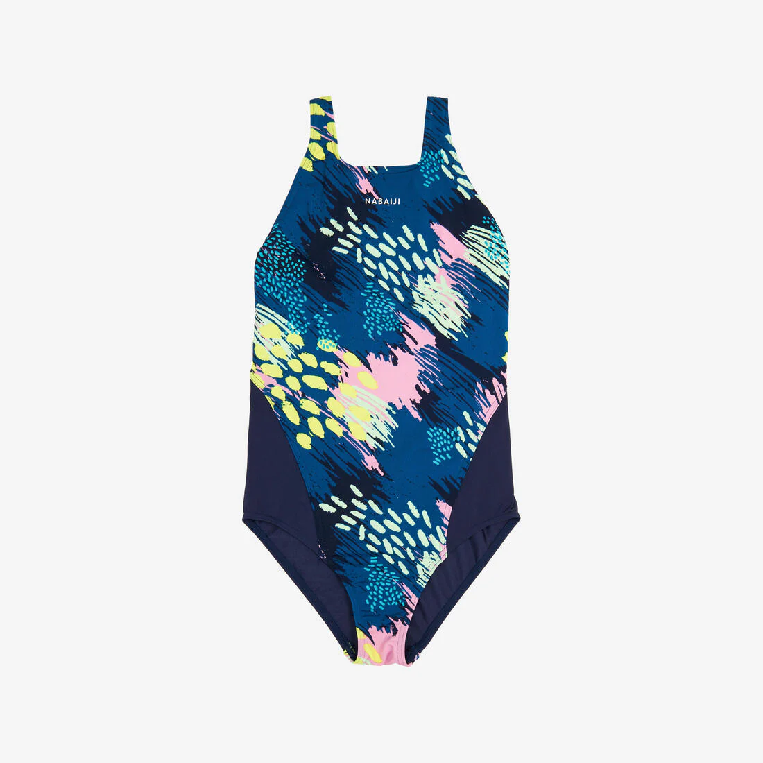 Traje de baño deportivo niña azul estampado 1 pieza - Kamiye oaoa - Image 6