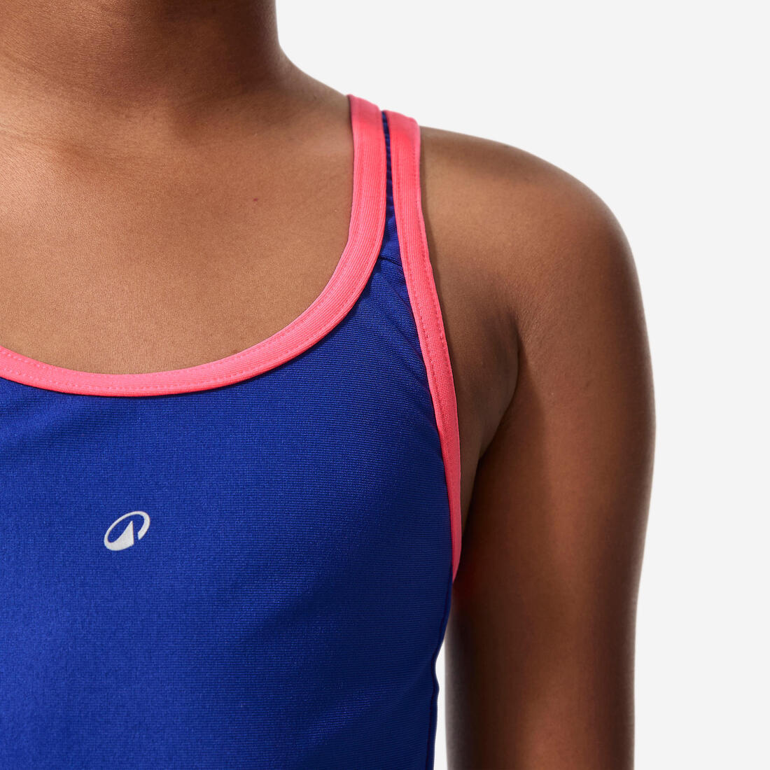 Traje de baño deportivo niña azul verde 1 pieza - Olga - Image 15