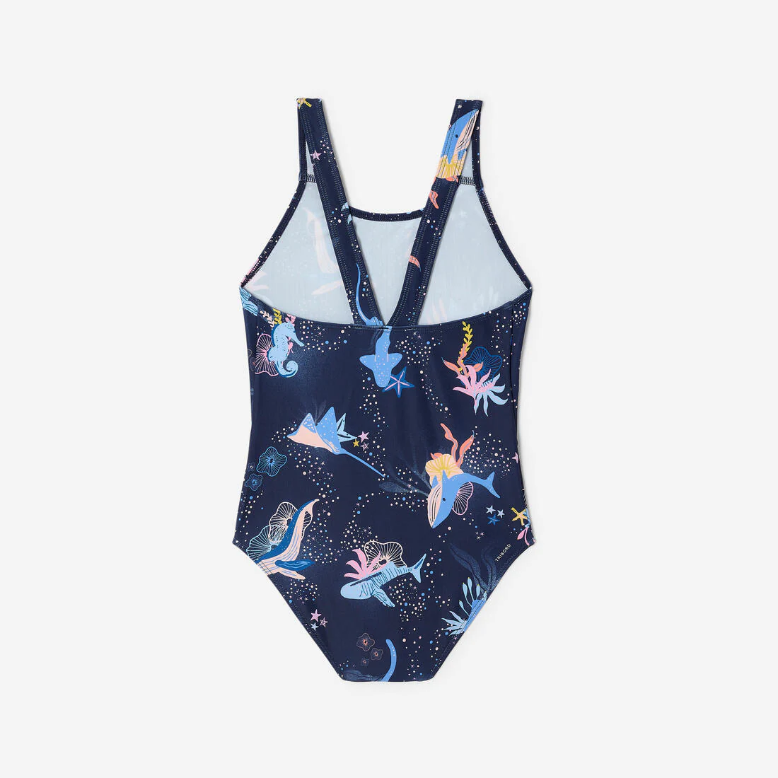 Traje de baño deportivo niña verde floreado 1 pieza - Caqui pantaï - Image 15