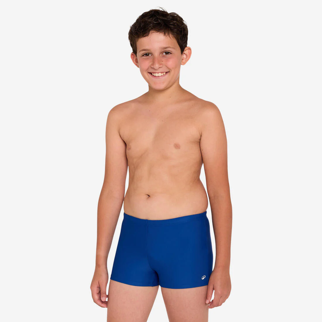 Traje de baño deportivo niño bóxer azul - Image 2