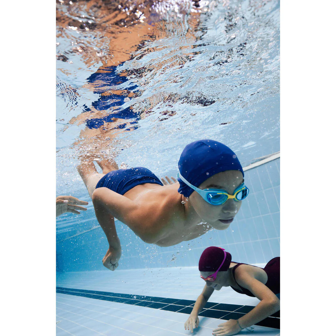Traje de baño deportivo niño bóxer azul - Image 5