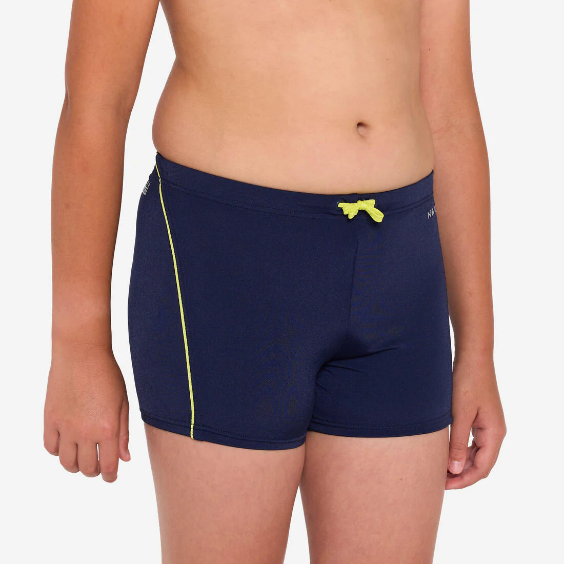 Traje de baño deportivo niño bóxer azul verde - 100 plus - Image 3