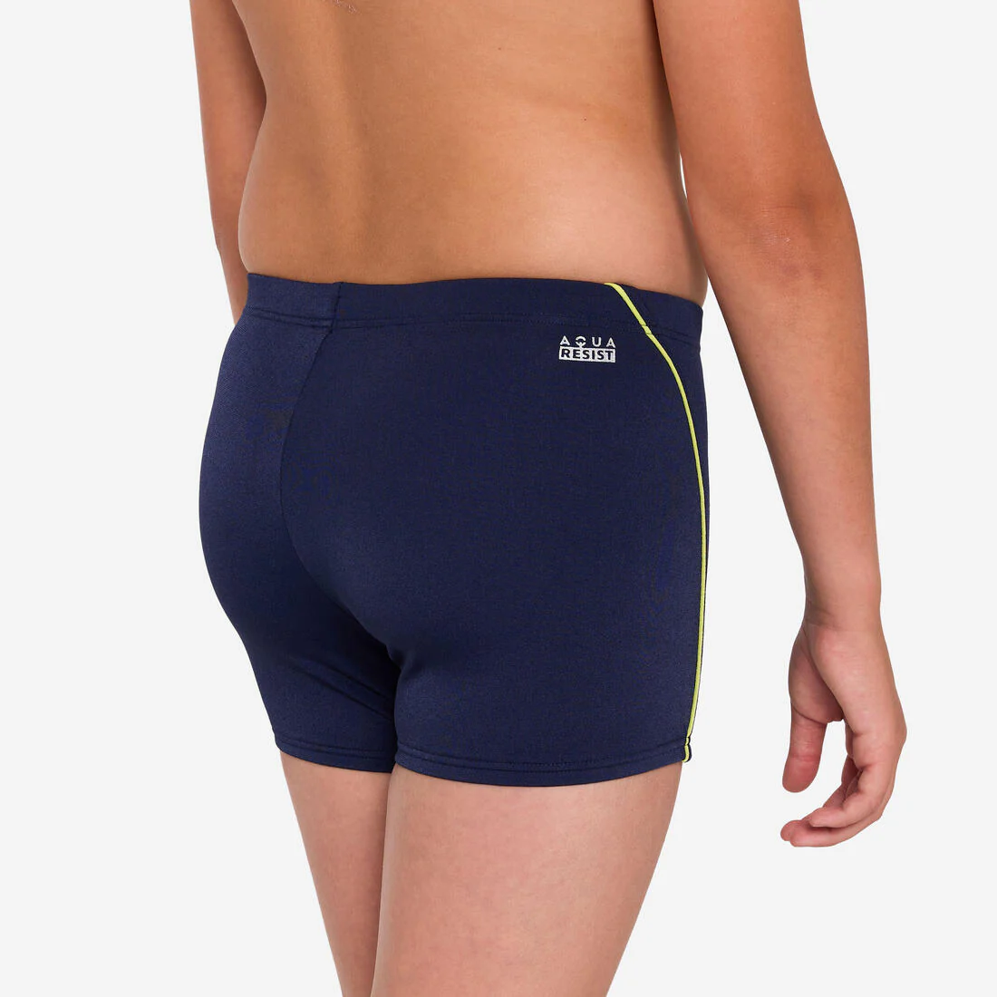 Traje de baño deportivo niño bóxer azul verde - 100 plus - Image 4