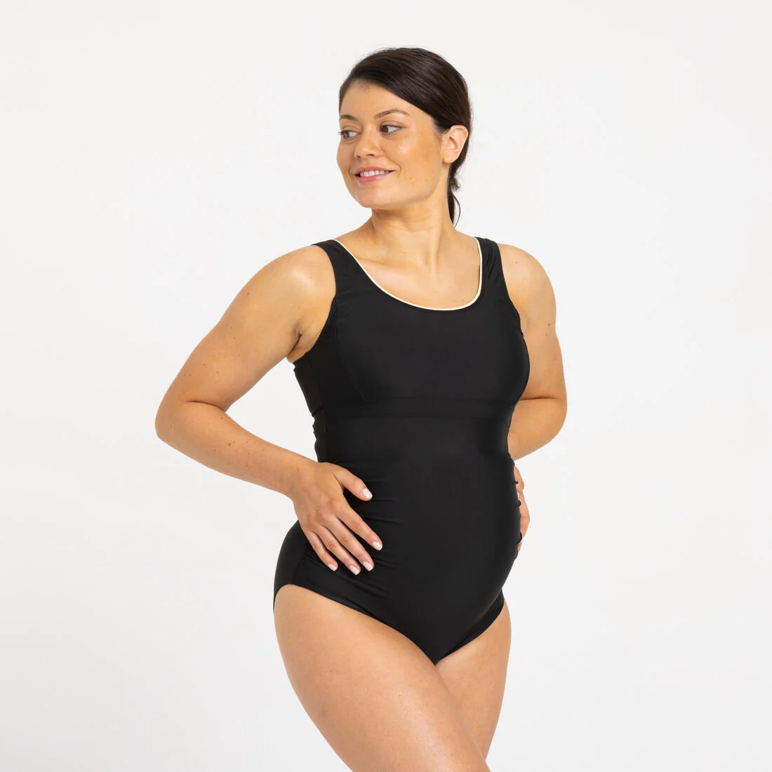 Traje de baño embarazada negro - Nora - Image 2